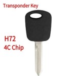 Ford Lincoln Mercury Mazda H72 Transponder Key (4C)(OEM chip )(No logo)